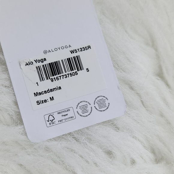 Alo Yoga Airlift High-Waist Ballet Dream Legging in Macadamia NWT Medium - Picture 7 of 10